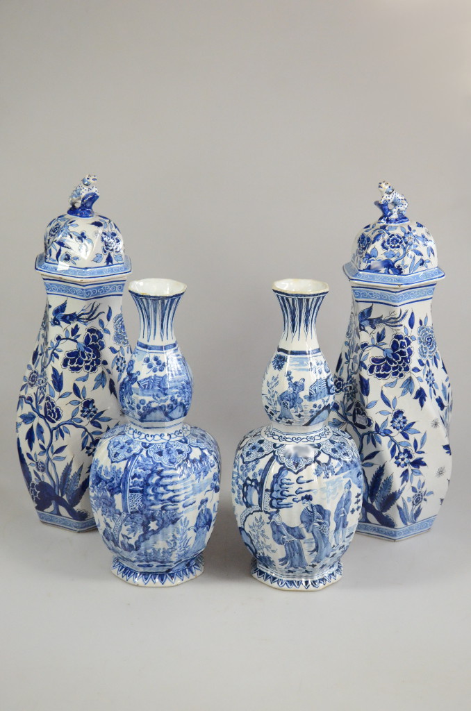 klink kloon bord Keramiek, antiek porselein en Delfts blauw